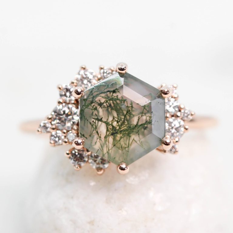 10 Best Moss Agate Engagement Rings of 2024: Unique & Stunning Choices